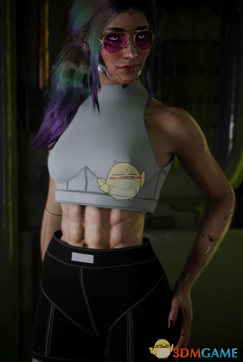 《赛博朋克2077》运动内衣套装MOD