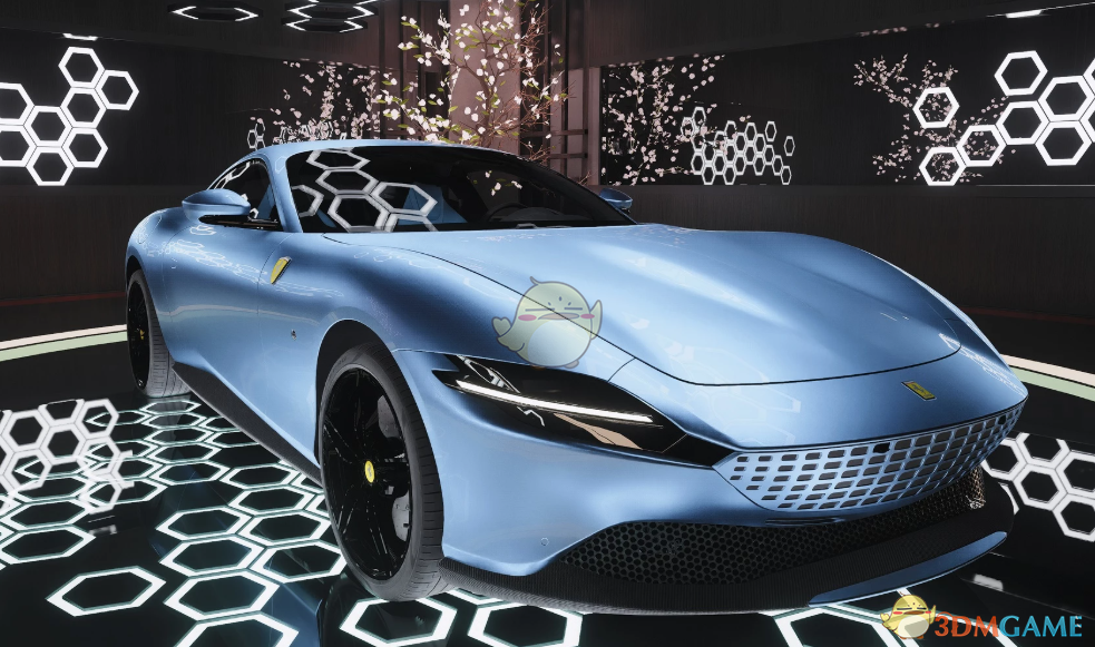 《赛博朋克2077》法拉利Roma跑车MOD