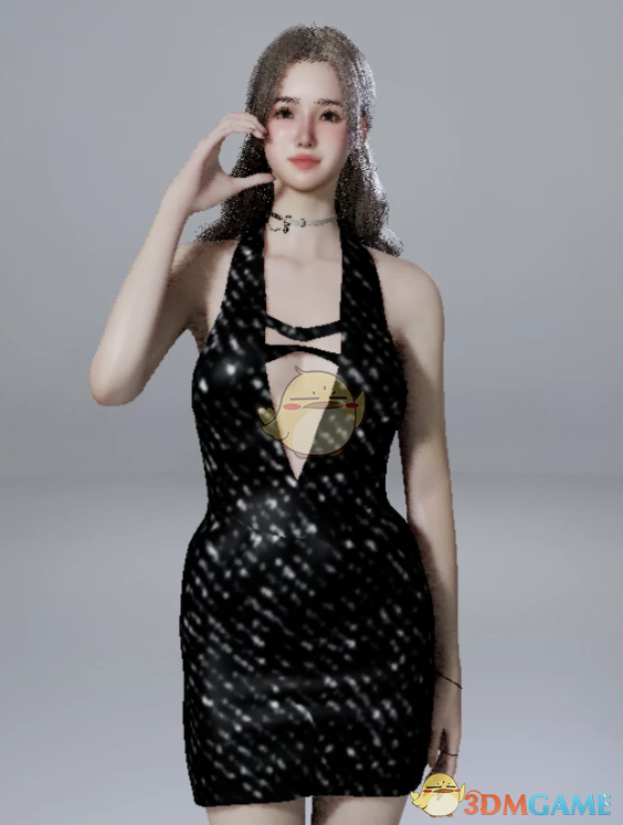 《InZOI》性感黑色连衣裙MOD