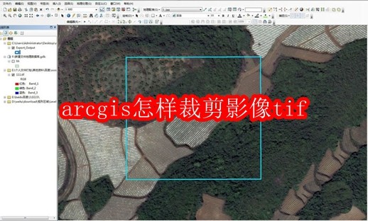 arcgis怎样裁剪影像tif