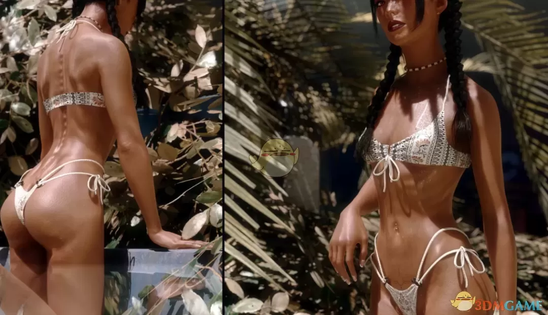 《赛博朋克2077》诱惑岛比基尼MOD