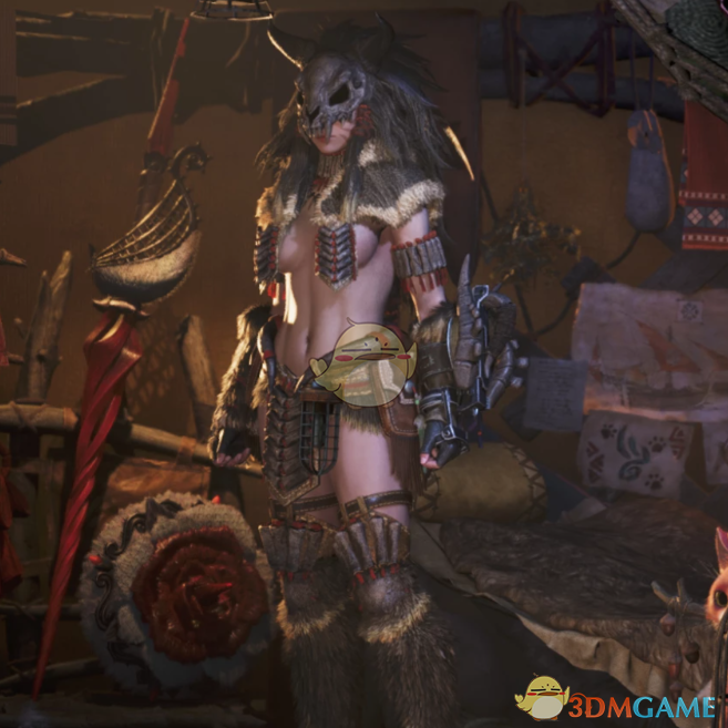 《怪物猎人：荒野》更加性感的骨制套装MOD