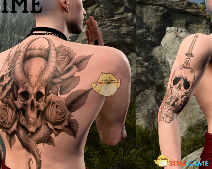 《博德之门3》动漫风纹身MOD