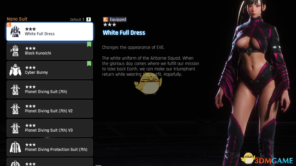 《剑星》伊芙的性感美莲娜末日装束MOD