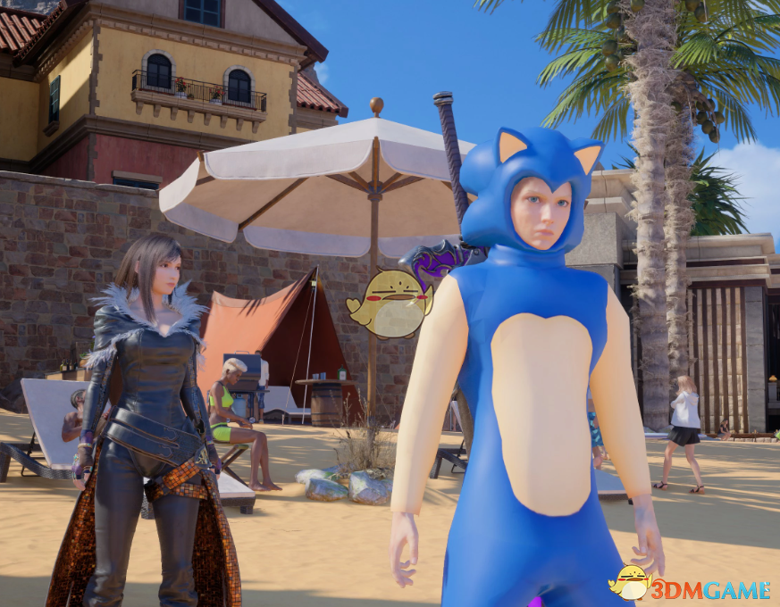 《最终幻想7：重生》克劳德的刺猬索尼克玩偶套装MOD