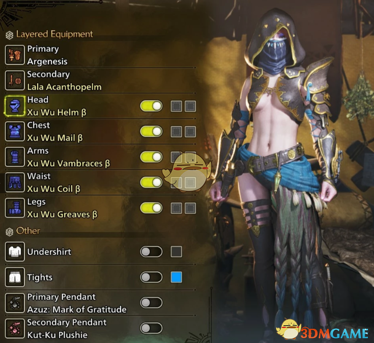 《怪物猎人：荒野》更加轻薄的暗器蛸套装MOD