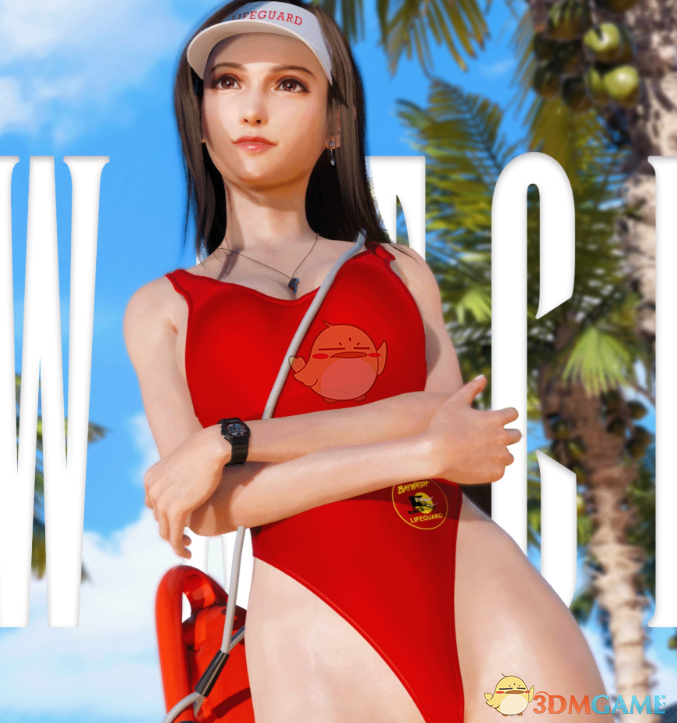 《最终幻想7：重生》蒂法的海滩救生员泳装MOD