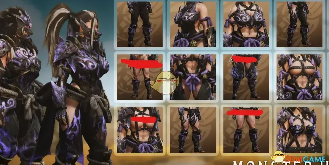 《怪物猎人：荒野》更加性感的护凶爪龙套装MOD