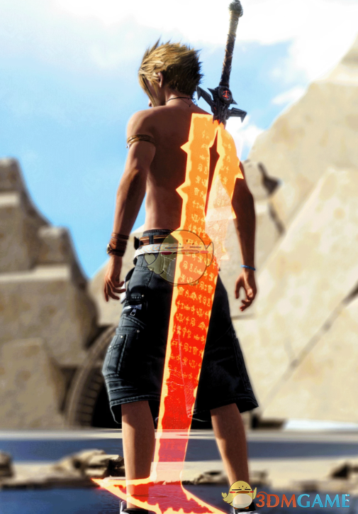 《最终幻想7：重生》克劳德的毁灭战士裁决剑MOD