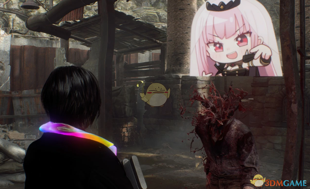 《生化危机4：重制版》虚拟主播森美声爆头效果MOD