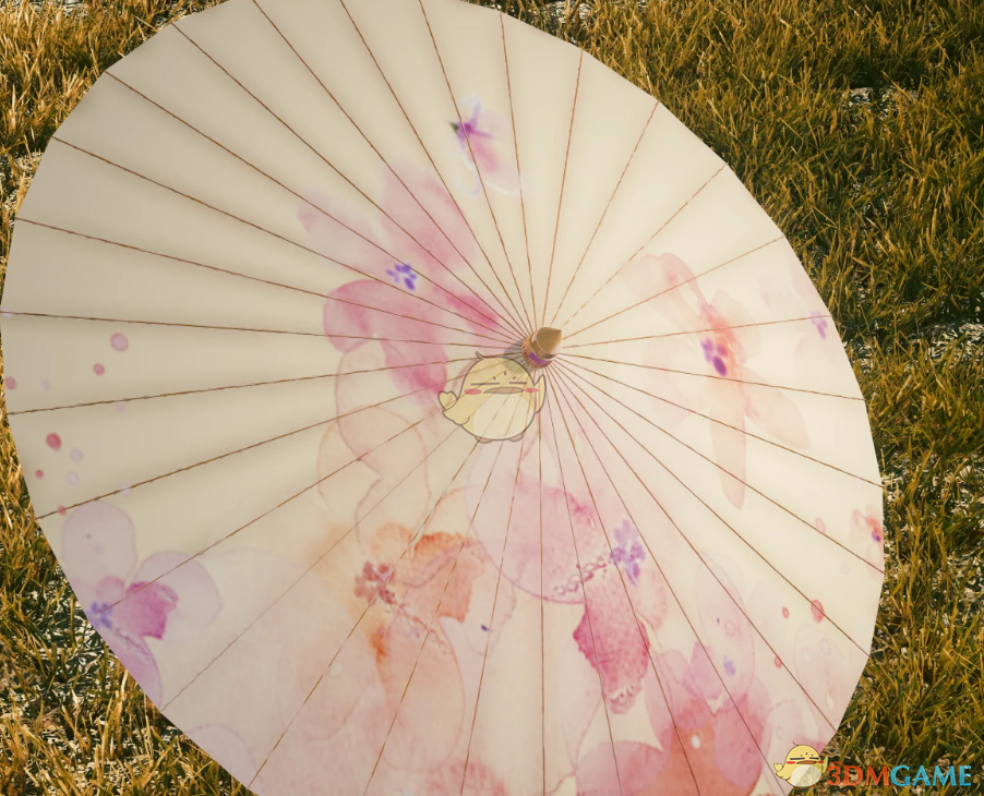 《赛博朋克2077》中式古风油纸伞MOD