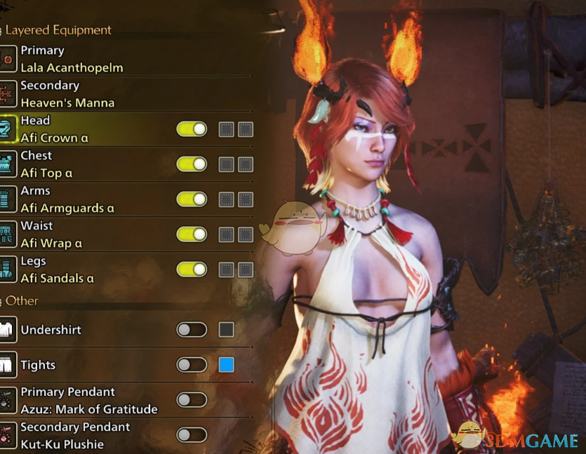 《怪物猎人：荒野》更加性感的火蹈女装MOD