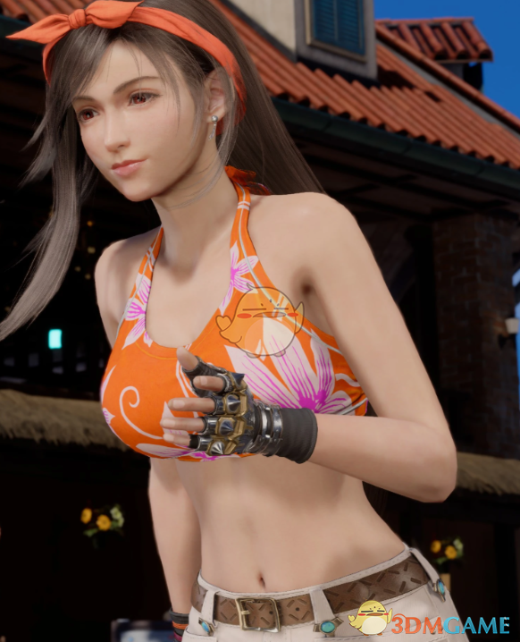 《最终幻想7：重生》蒂法的蜜桔沙滩套装MOD