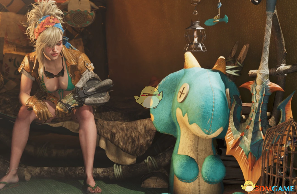 《怪物猎人：荒野》海龙毛绒娃娃替换艾露猫MOD