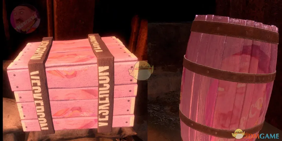 《生化危机4：重制版》粉色的木桶和盒子MOD