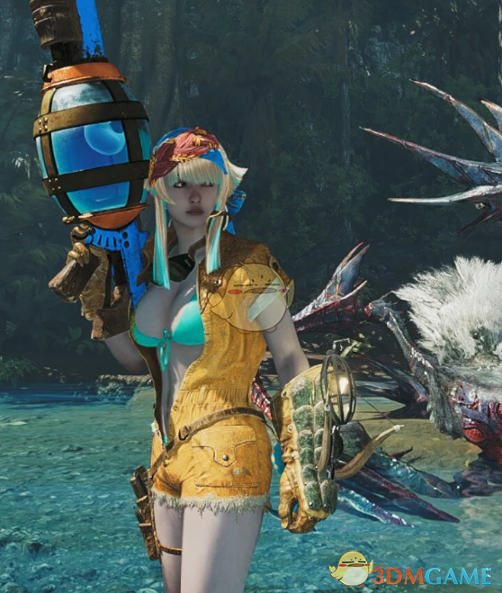 《怪物猎人：荒野》杰玛的性感火蹈服装MOD
