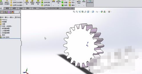 SolidWorks齿轮怎么画