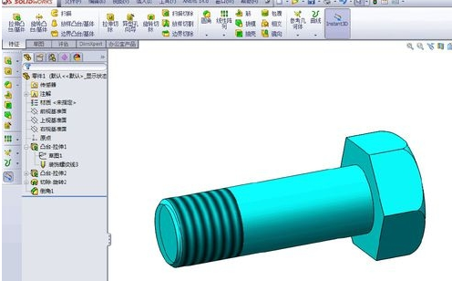 SolidWorks怎么画螺纹