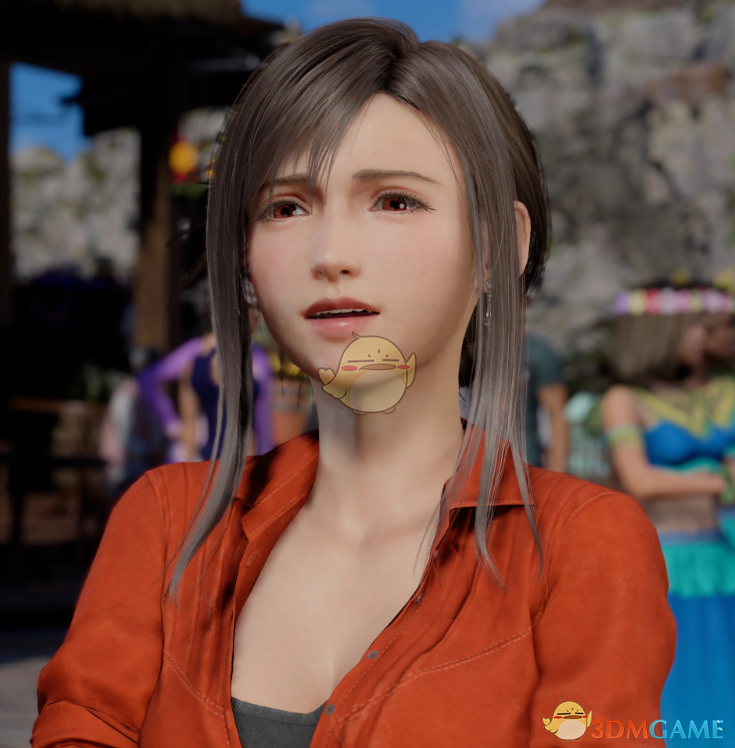 《最终幻想7：重生》蒂法的夏日氛围沙滩装MOD