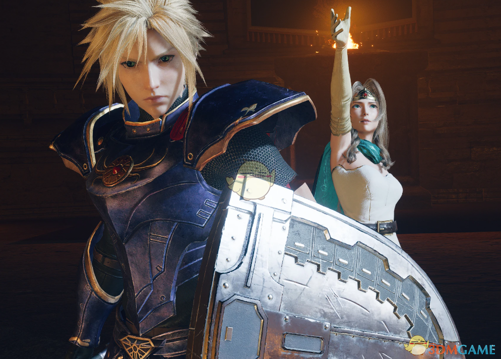 《最终幻想7：重生》克劳德的勇者斗恶龙英雄服饰MOD