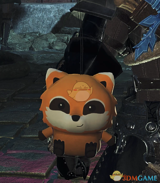 《怪物猎人：荒野》泰拉瑞亚毛绒浣熊吊坠MOD