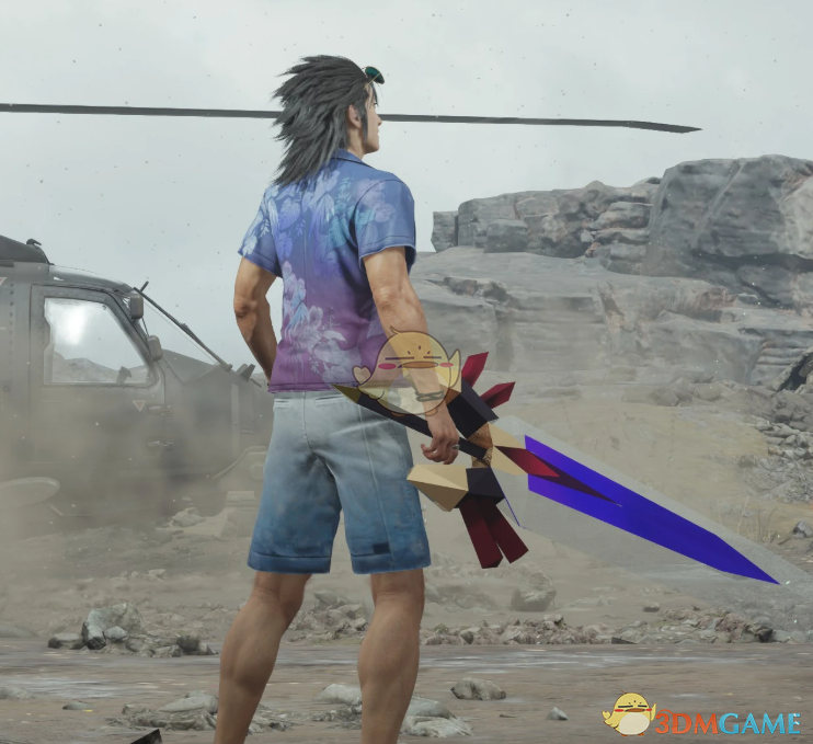 《最终幻想7：重生》扎克的冲浪者沙滩装MOD