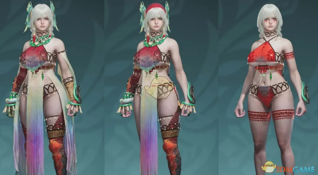 《怪物猎人：荒野》性感定制的波衣龙套装MOD