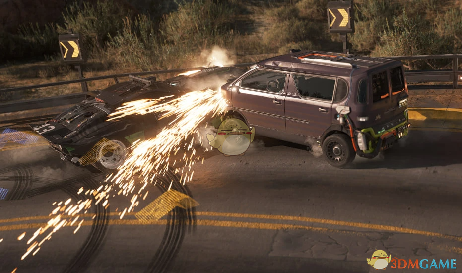 《赛博朋克2077》增强车辆碰撞效果MOD