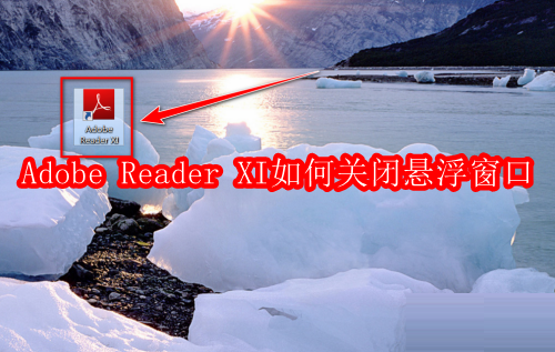 Adobe Reader XI如何关闭悬浮窗口
