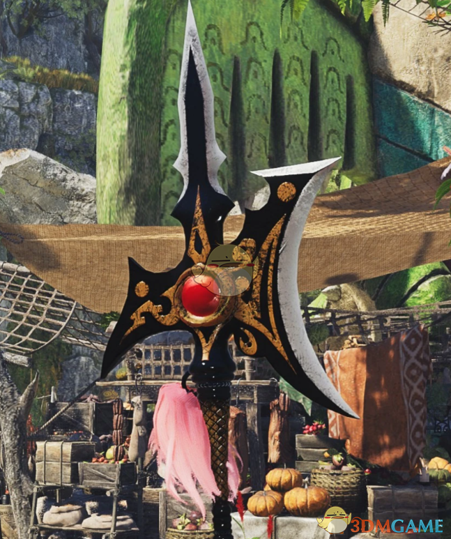 《怪物猎人：荒野》真三国无双吕布的方天画戟MOD