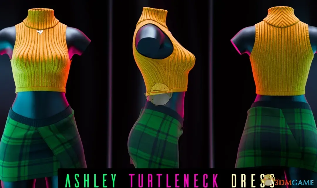 《博德之门3》生化危机4高领针织连衣裙MOD