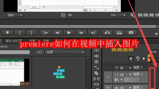 premiere如何在视频中插入图片