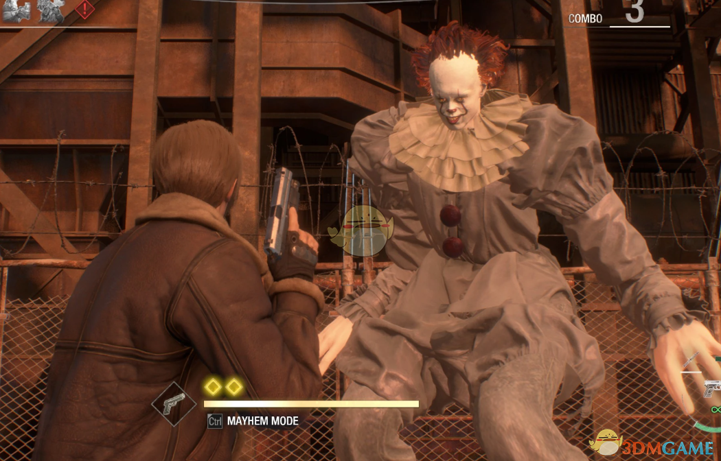 《生化危机4：重制版》小丑回魂潘尼怀斯替换贝尔杜戈MOD