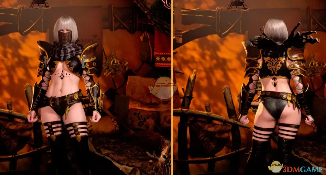 《怪物猎人：荒野》更性感丰满的暗器蛸套装MOD