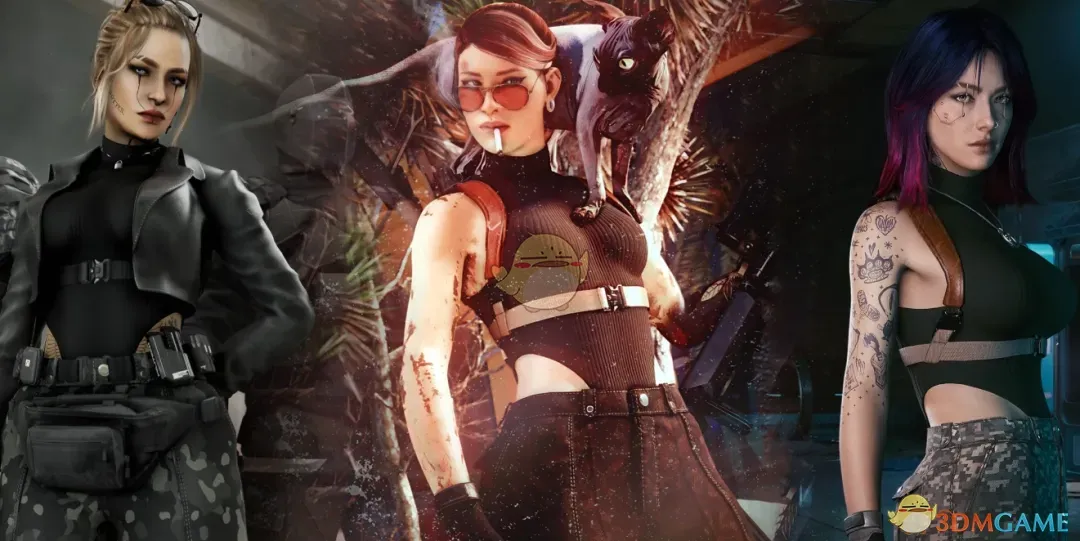 《赛博朋克2077》战术风格服装4MOD