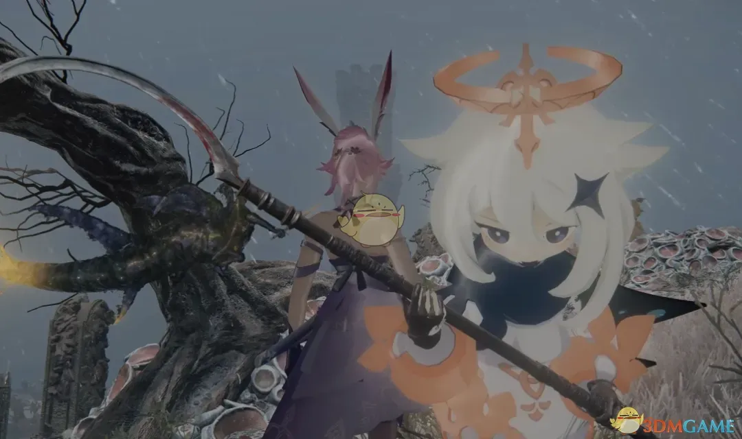 《艾尔登法环》原神派蒙替换恶兵MOD