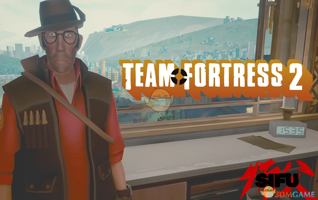 《师父》扮演军团要塞2狙击手MOD