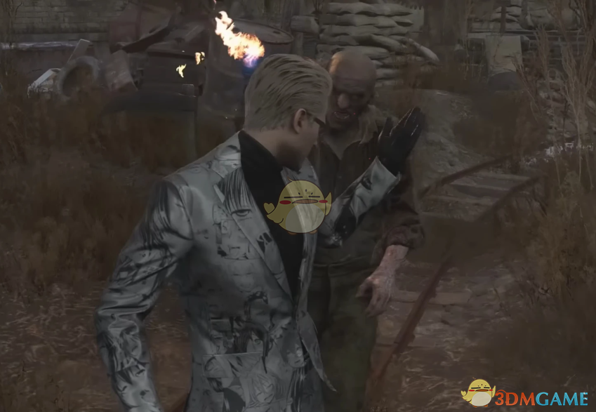 《生化危机4：重制版》威斯克的动漫少女西装MOD