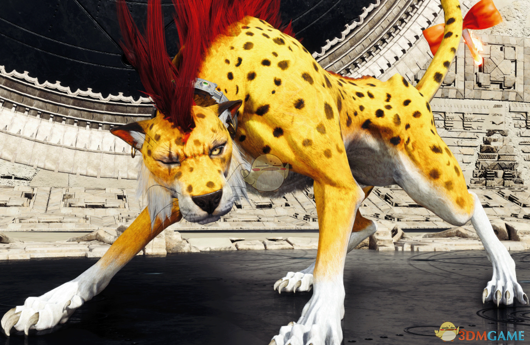 《最终幻想7：重生》赤红十三的勇者斗恶龙剑齿虎外观MOD