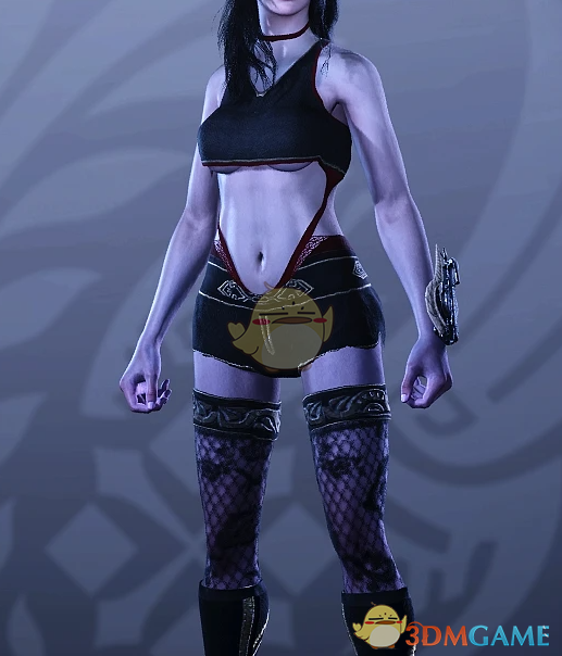 《怪物猎人：荒野》性感黑色紧身服MOD