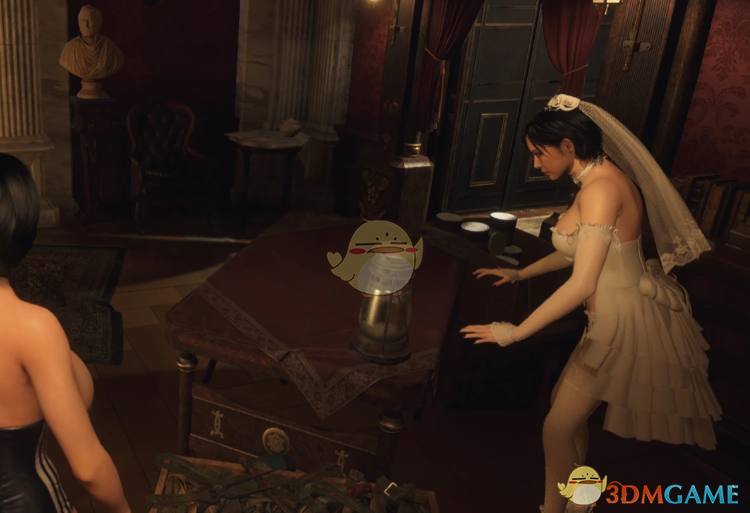 《生化危机4：重制版》性感婚纱艾达替换商人MOD