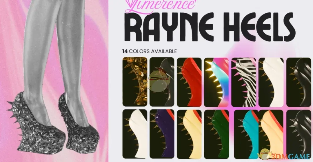 《赛博朋克2077》尖刺坡跟鞋MOD