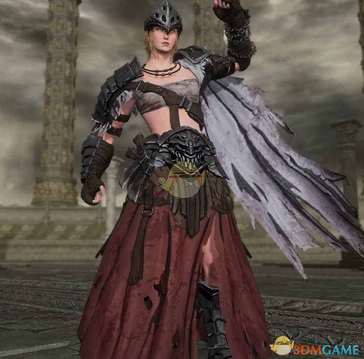 《艾尔登法环》第一狂战士卡赞堕落将军套装MOD