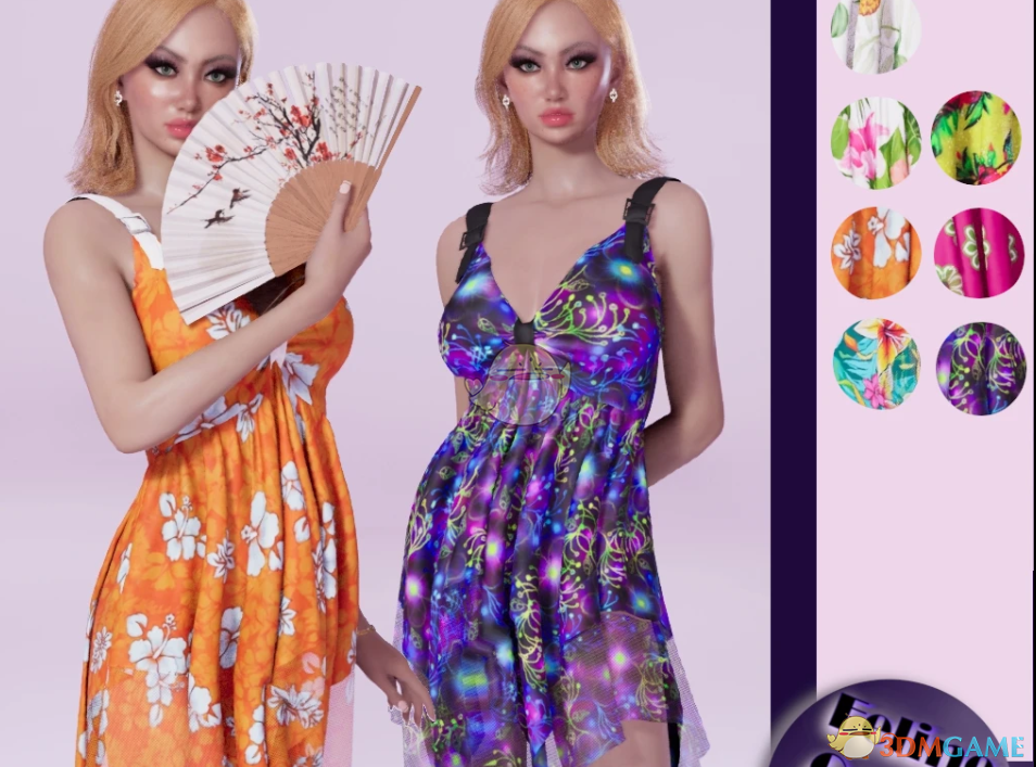 《InZOI》色彩缤纷的连衣裙MOD