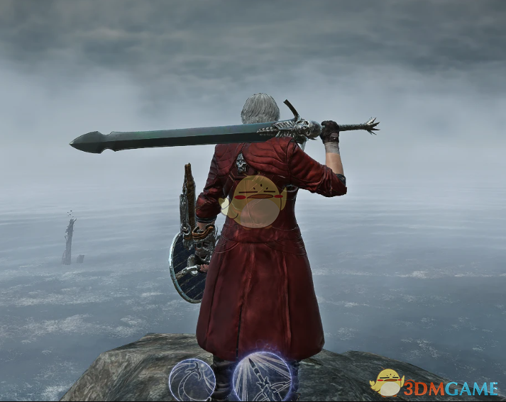 《艾尔登法环：黑夜君临》鬼泣5但丁替换追踪者MOD