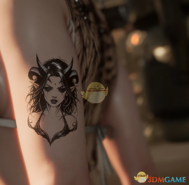 《剑星》伊芙的黑白纹身MOD