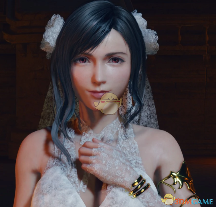 《最终幻想7：重生》蒂法的白色花嫁婚纱MOD