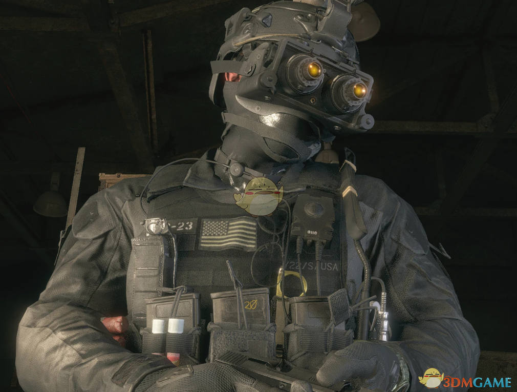 《生化危机4：重制版》使命召唤菲利普·格瑞夫斯替换里昂MOD