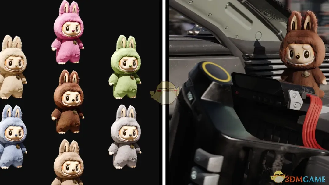 《赛博朋克2077》Labubu摇头摆件MOD