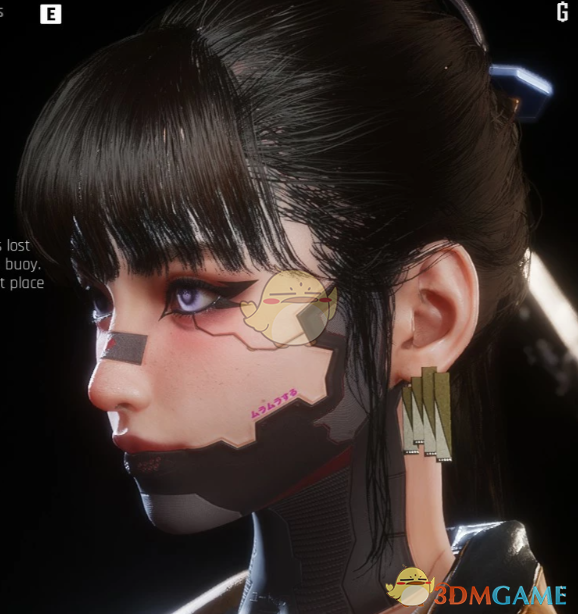 《剑星》伊芙的赛博朋克风格妆容MOD